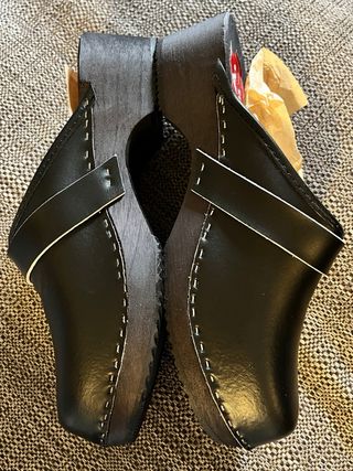 Zuecos negros talla 40