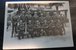 Foto antigua militar