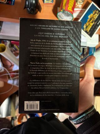 Saga bibliotecade los muertos de Gleen Cooper