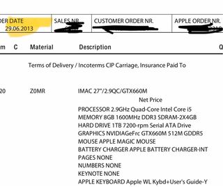 Apple iMac 27” 2013