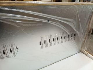 SONGMICS Espejo de cuerpo entero arqueado con soporte 160 x 50 cm Oro