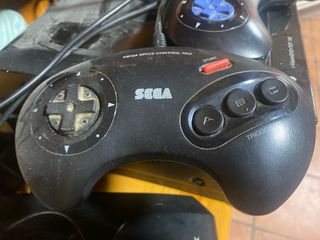 Consola Sega Mega Drive II Negra + 2 Mandos