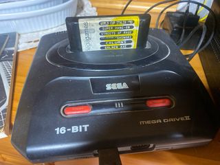 Consola Sega Mega Drive II Negra + 2 Mandos