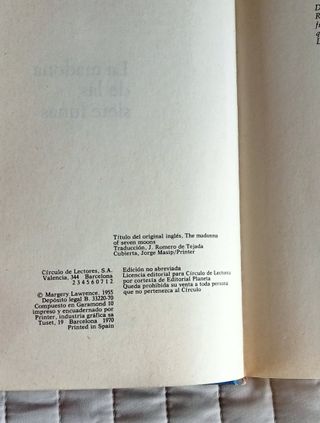 La madona de las siete lunas