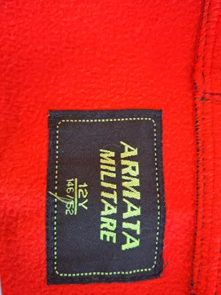 Giacca felpata antivento con cappuccio