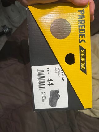 Zapatos de Seguridad Paredes Negros