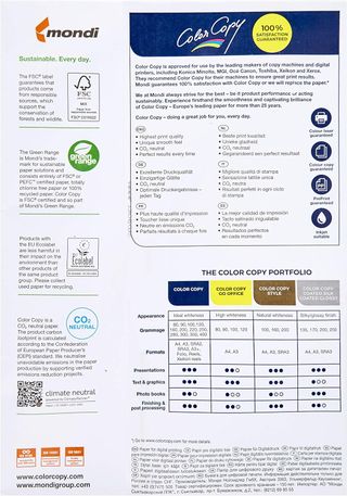 Carta laser per stampanti Color Copy, 200g/m2, A3, 250 fogli