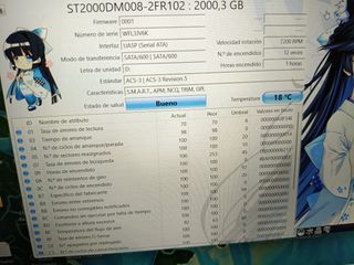 Seagate BarraCuda 2TB, Disco Duro Interno, HDD 3.5