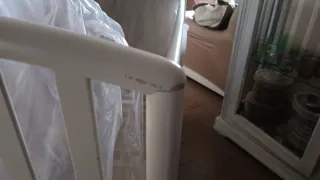 Lettino culla bianco