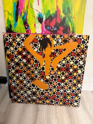 Lote 5 cuadros pop art - moderno