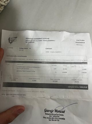 Bateria nueva TUCSON