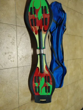 Patin de dos ruedas con funda