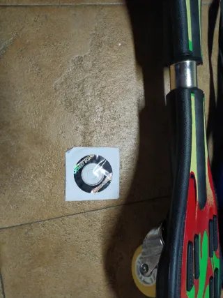 Patin de dos ruedas con funda