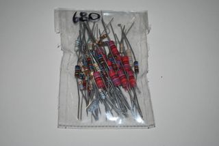 8 Sacchetti Resistenze NOS per Radio Valvole