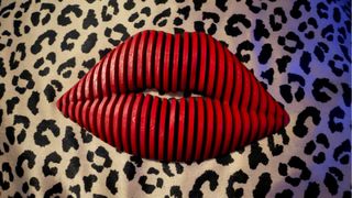 Lábios Vermelhos sem a moldura