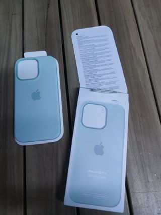 Funda de silicona con MagSafe para el iPhone 16 Pro - Aguamarina