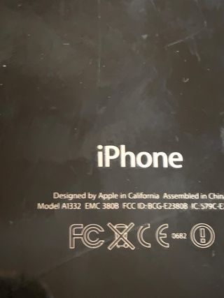 iPhone 4 Nero con ID Apple eliminato 8 GB