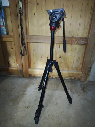 Trípode de vídeo de aluminio Manfrotto 755XB