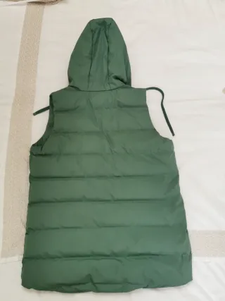 Chaleco Tiffosi Verde Talla M Capucha