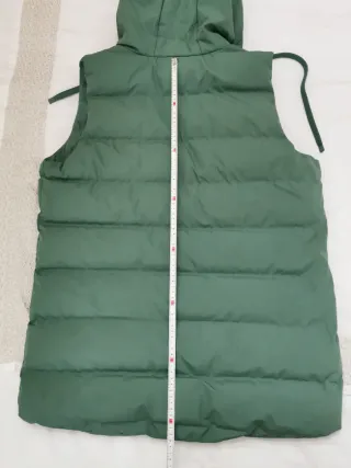 Chaleco Tiffosi Verde Talla M Capucha