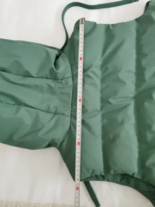 Chaleco Tiffosi Verde Talla M Capucha