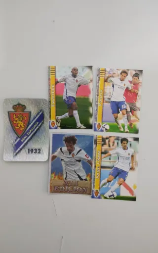 Cromos fútbol Real Zaragoza diferentes años