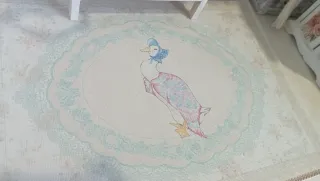 Tappeto casa bambole Oca Jemima 1:12