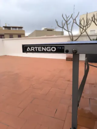 Mesa Ping Pong Plegable Azul