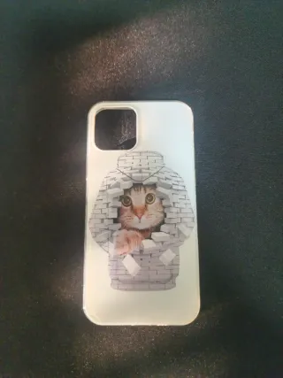 Custodia iPhone 12/12 Pro con Gatto