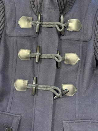 Abrigo trenca lana Burberry azul