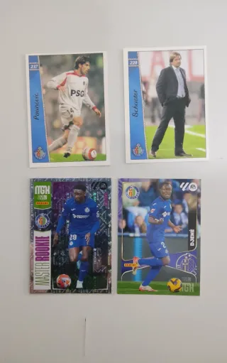 Cromos Getafe diferentes temporadas
