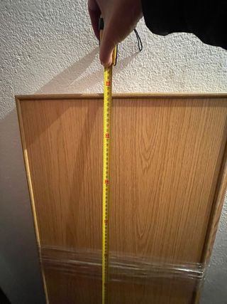 4 puertas de madera con bisagras