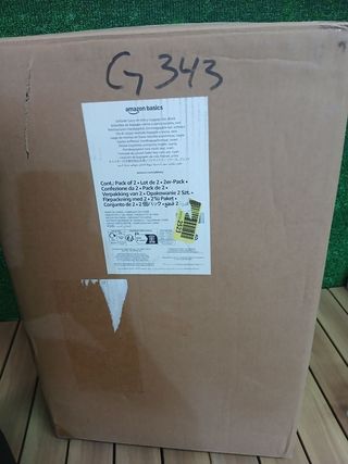 Amazon Basics Juego de Equipaje Blando de 2 Piezas