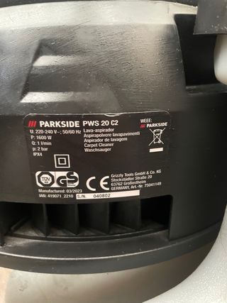 Aspiradora Agua y Polvo Parkside