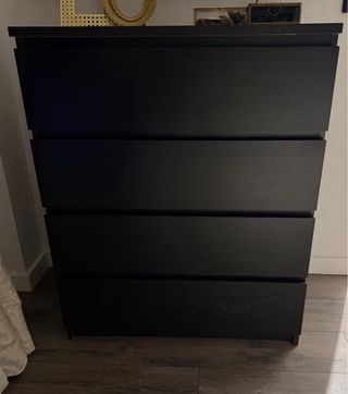 Cómoda Ikea Malm Negra