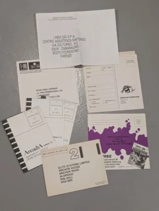 Papeles Game Boy Nintendo variados