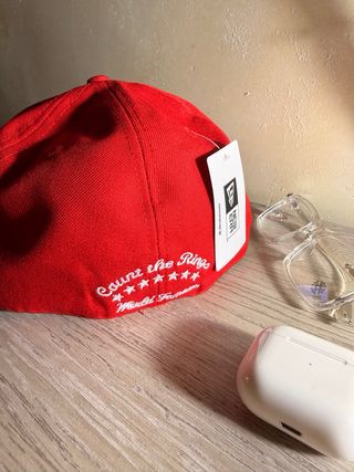 Cappello Supreme New Era Box Logo Rosso