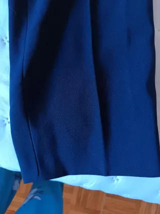 Pantalón fino mujer Azul