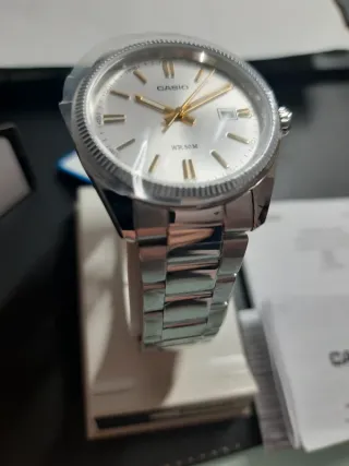 Orologio Casio Argento e Oro