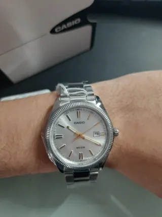 Orologio Casio Argento e Oro