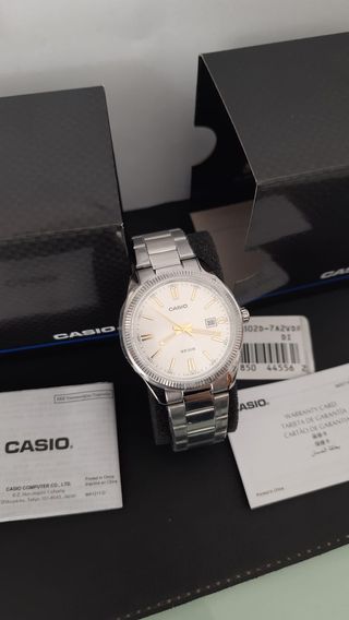 Orologio Casio Argento e Oro