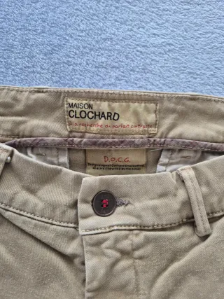 Pantaloni uomo beige Maison Clochard