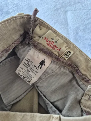 Pantaloni uomo beige Maison Clochard