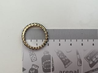 Anillo Swarovski bicolor