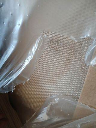 Base Tapizada en Tejido 3D Color Beige 90x200 cm