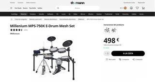 Batería electrónica Millenium MPS-750X. COMO NUEVA