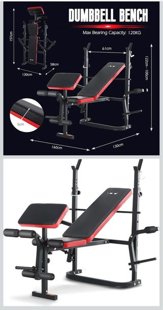 Banco de pesas multifuncional ISE