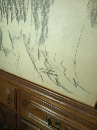 Dibujo carboncillo Casimiro Martínez Tarrasso