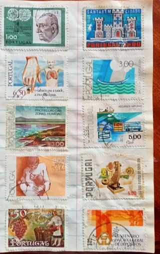 Coleção 200 selos Portugal