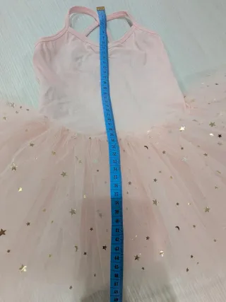 Tutú rosa con estrellas